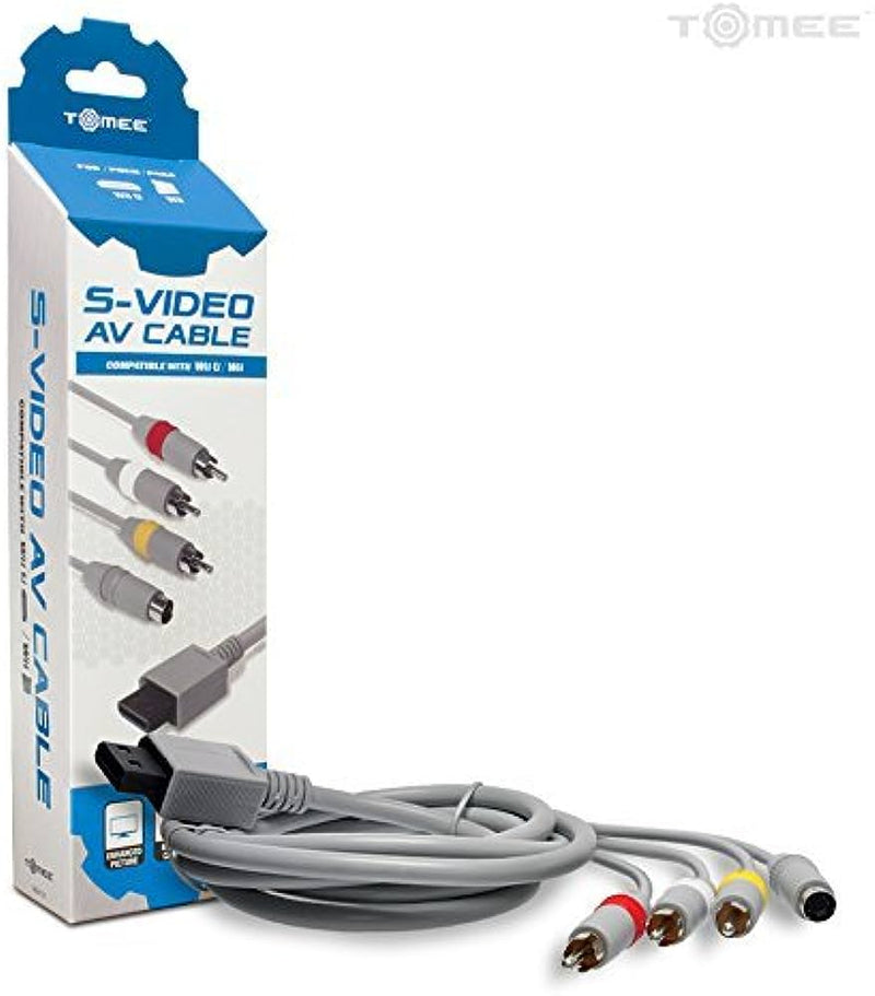 S-Video AV Cable for Wii U/ Wii 3rd Party - Tomee