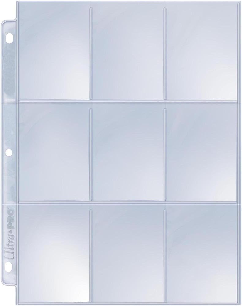 ULTRA PRO PAGES 9 POCKET SILVER 1ct Page