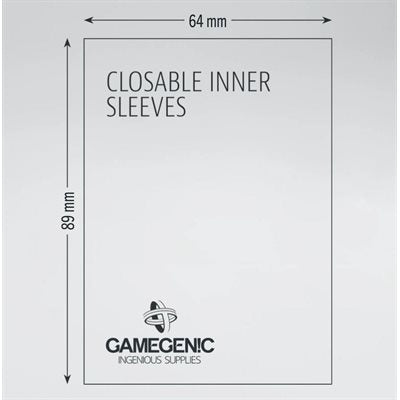 Gamegenic Closable Inner Sleeves (100)