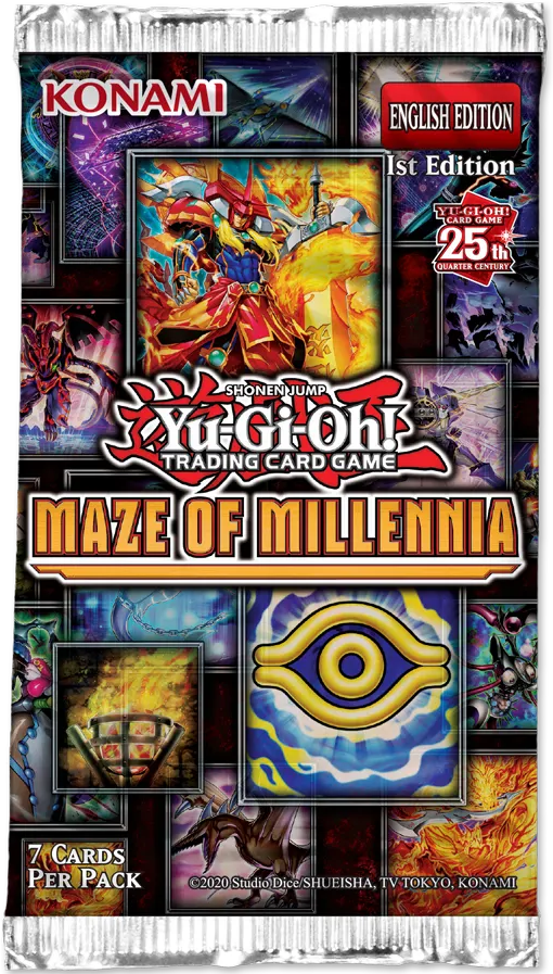 YGO MAZE OF MILLENNIA BOOSTER PACK (1st Edition)