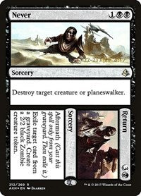 Never // Return [Amonkhet Promos]