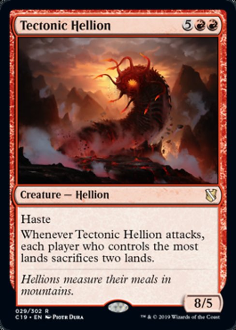 Tectonic Hellion [Commander 2019]