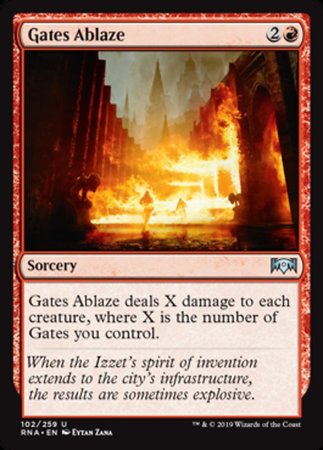 Gates Ablaze [Ravnica Allegiance]