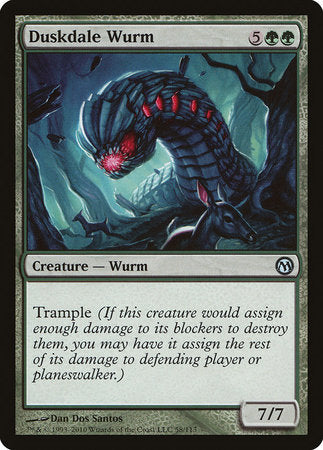 Duskdale Wurm [Duels of the Planeswalkers]