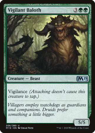 Vigilant Baloth [Core Set 2019]