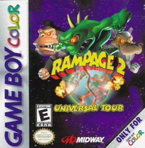Rampage 2 - Universal Tour - Gameboy Color