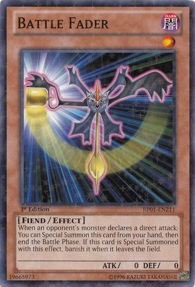 Battle Fader [BP01-EN211] Starfoil Rare