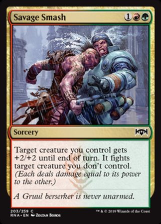 Savage Smash [Ravnica Allegiance]