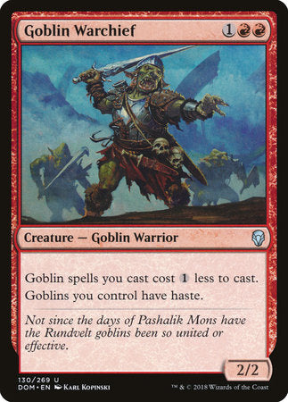 Goblin Warchief [Dominaria]