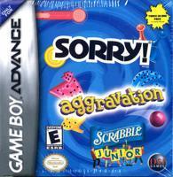 Sorry! / Aggravation / Scrabble Junior - Gameboy Advance