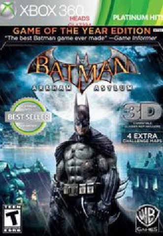 Batman: Arkham Asylum Game of the Year Edition - Xbox 360