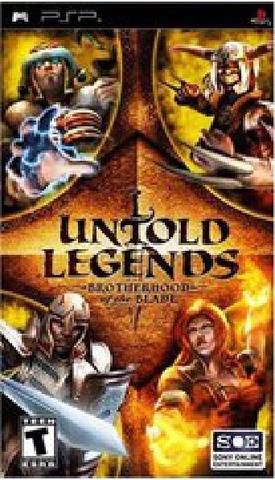 Untold Legends Brotherhood of the Blade - PSP