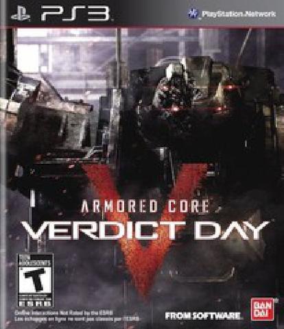 Armored Core: Verdict Day - No manual - Playstation 3