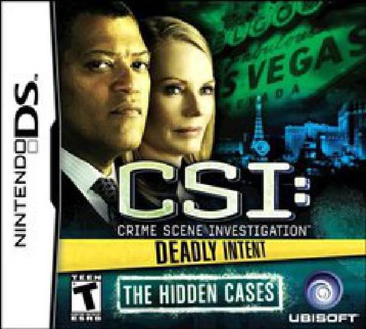 CSI: Crime Scene Investigation: Deadly Intent Hidden Cases - Nintendo DS