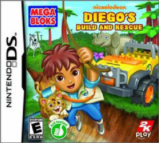 Go, Diego, Go! Mega Bloks Build & Rescue - Nintendo DS