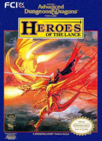 Advanced Dungeons & Dragons Heroes of the Lance - Nintendo Entertainment System