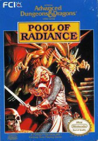 Advanced Dungeons & Dragons Pool of Radiance - Nintendo Entertainment System