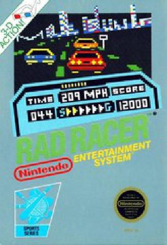 Rad Racer - Nintendo Entertainment System