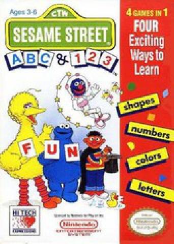 Sesame Street 123 and ABC - Nintendo Entertainment System