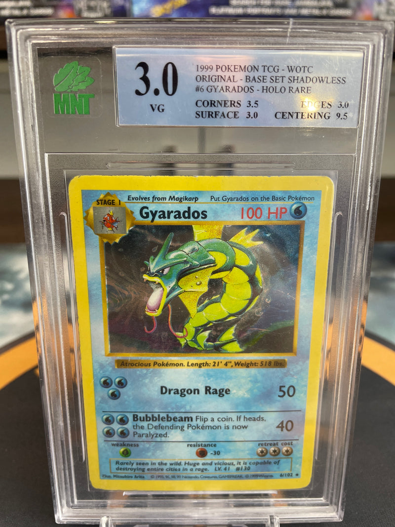 GYARADOS (6/102) [BASE SET SHADOWLESS] MNT 3