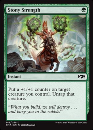 Stony Strength [Ravnica Allegiance]