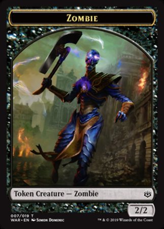 Zombie Token [War of the Spark Tokens]