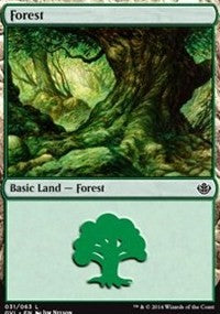 Forest (31) (Garruk vs Liliana) [Duel Decks Anthology: Garruk vs. Liliana]