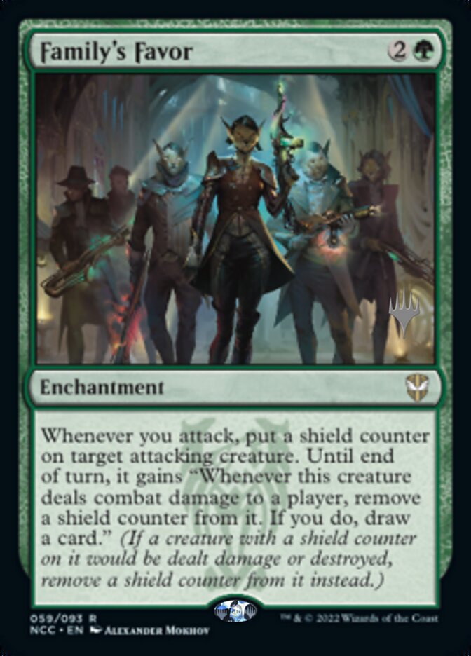Family's Favor (Promo Pack) [Streets of New Capenna Commander Promos]