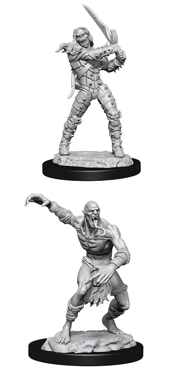 DND UNPAINTED MINIS WV11 WIGHT AND GHAST