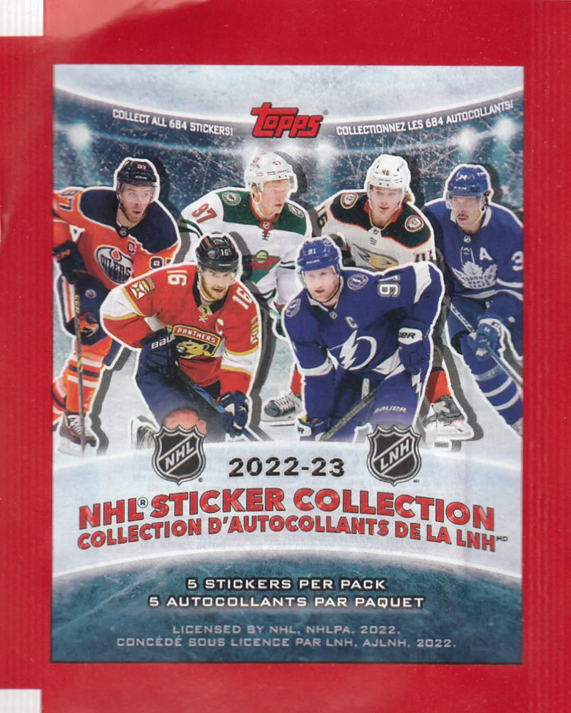 2023 TOPPS NHL STICKER PACKS