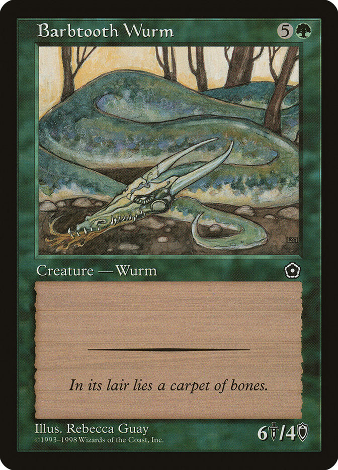 Barbtooth Wurm [Portal Second Age]
