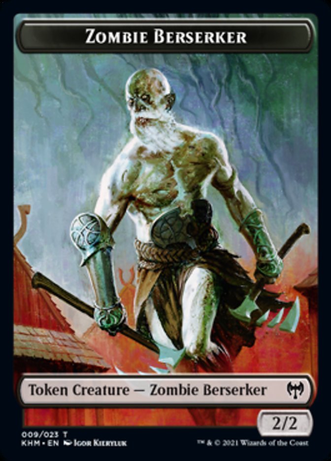 Zombie Berserker Token [Kaldheim]