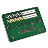 UP MTG CARD SIZE GREEN ABACUS LIFE COUNTER