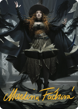Tasha, the Witch Queen Art Card (41) (Gold-Stamped Signature) [Commander Legends: Battle for Baldur's Gate Art Series]