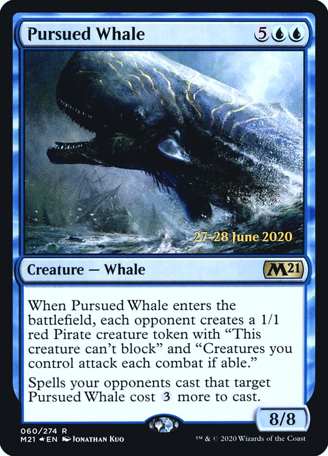 Pursued Whale  [Core Set 2021 Prerelease Promos]