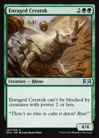 Enraged Ceratok [Ravnica Allegiance]