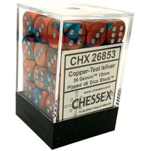 36 Gemini Copper Teal/Silver D6 - CHX26853