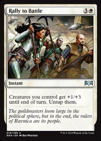 Rally to Battle [Ravnica Allegiance]