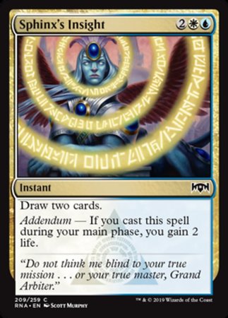 Sphinx's Insight [Ravnica Allegiance]