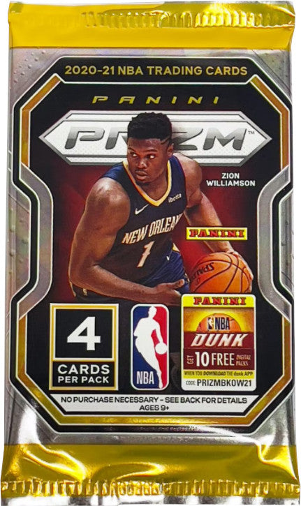 2020-21 Prizm Basketball Retail Pack