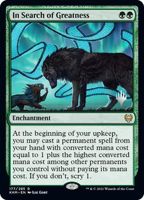In Search of Greatness [Kaldheim Promo Pack]