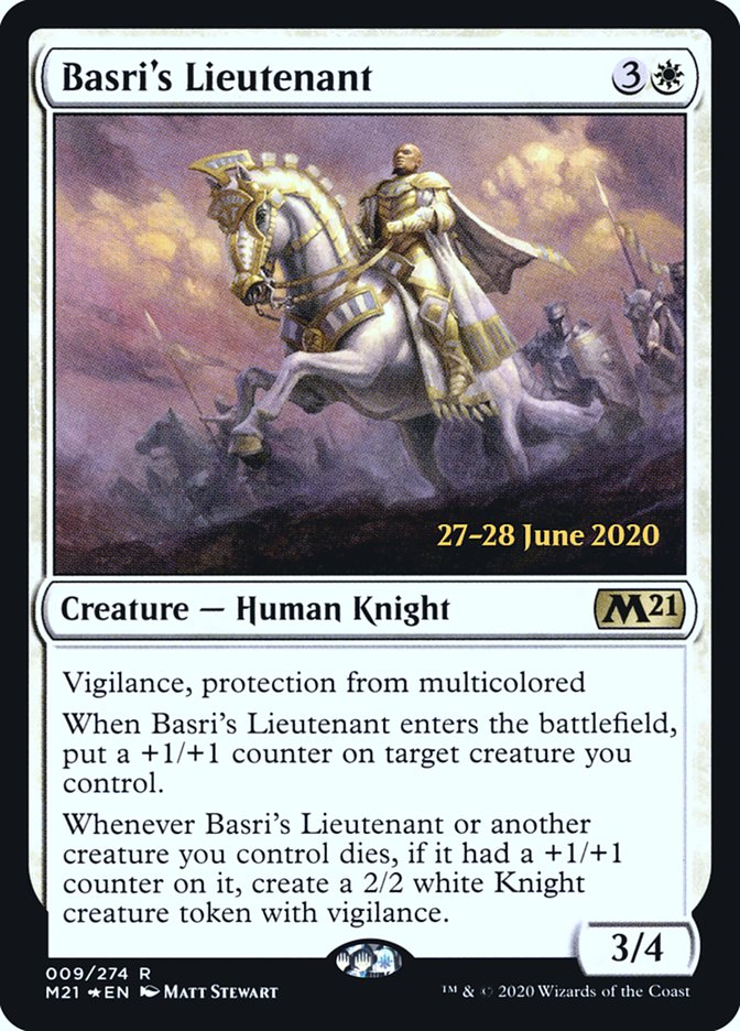 Basri's Lieutenant  [Core Set 2021 Prerelease Promos]