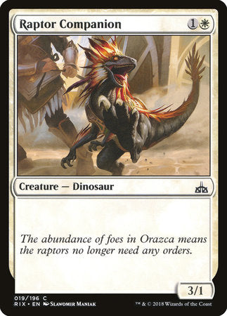 Raptor Companion [Rivals of Ixalan]