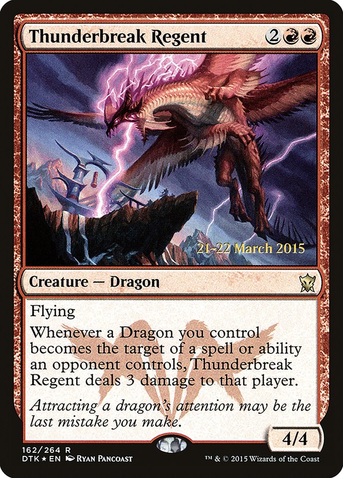 Thunderbreak Regent  [Dragons of Tarkir Prerelease Promos]
