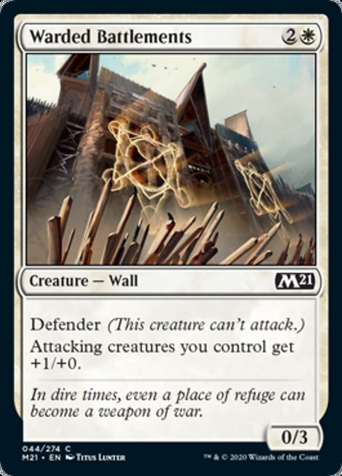 Warded Battlements [Core Set 2021]