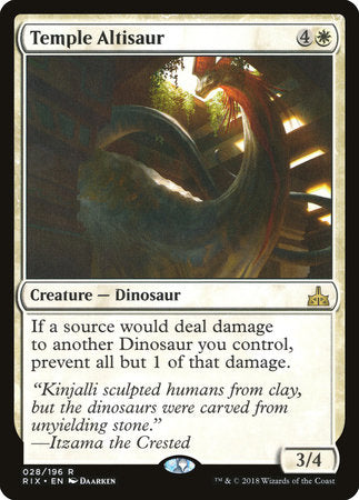 Temple Altisaur [Rivals of Ixalan]