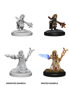 DND UNPAINTED MINIS WV6 FEMALE GNOME WIZARD