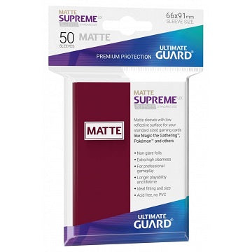 50ct UG Matte Supreme Sleeves (Various Colors)