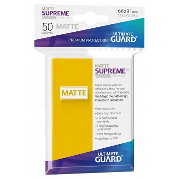 50ct UG Matte Supreme Sleeves (Various Colors)