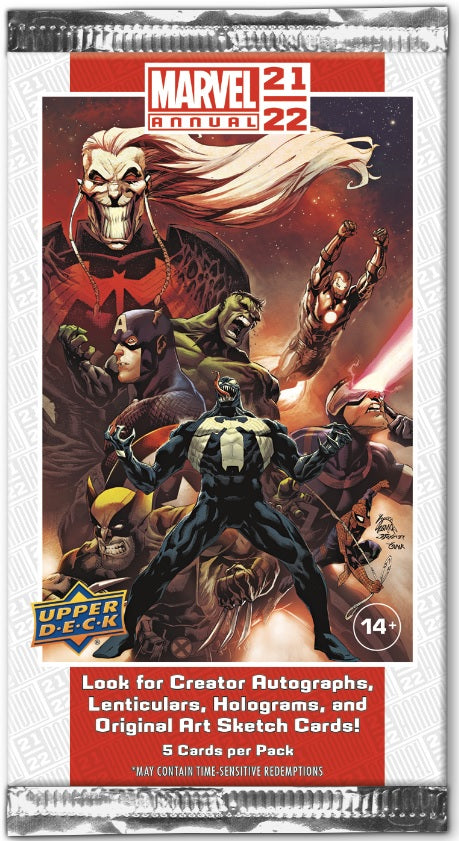 MARVEL ANNUAL TRADING CARDS 2022 - BOOSTER PACK